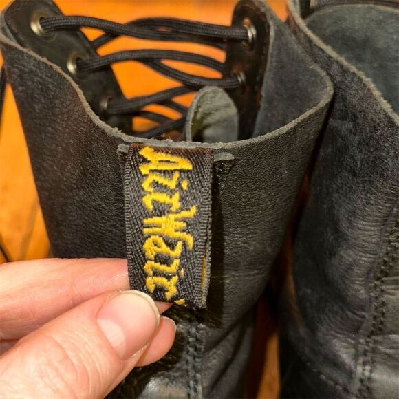 Dr. Martens 1460 Pascal Women's Black Combat Boots Size 6 - Picture 6 of 12